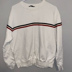 Brandy Melville sweater red white and blue strip